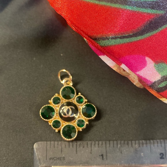 Chanel CC Charm, Chanel Dust Bag and Unbranded Twilly - Picture 3 of 10